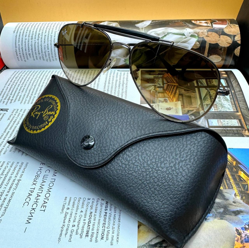 Ray Ban Солнцезащитные очки Aviator Large Metal