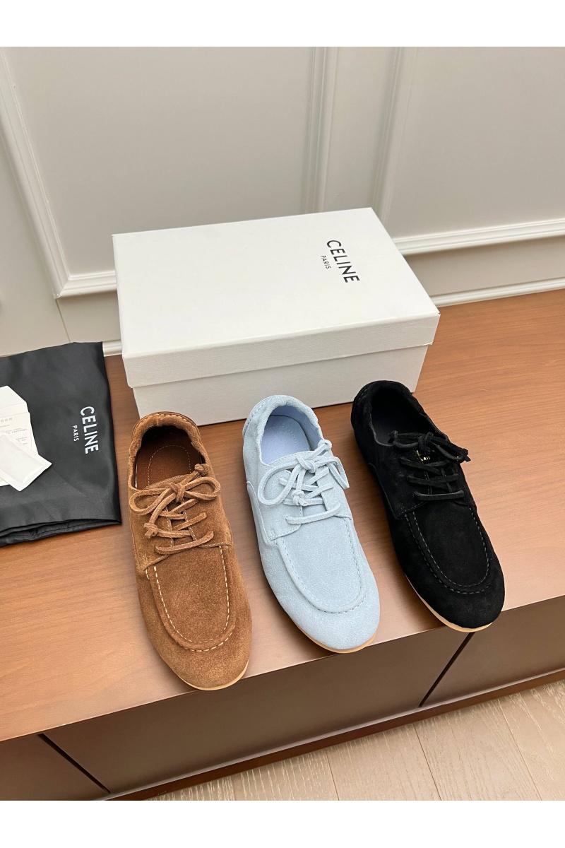 Celine Женские замшевые лоферы Adam premium