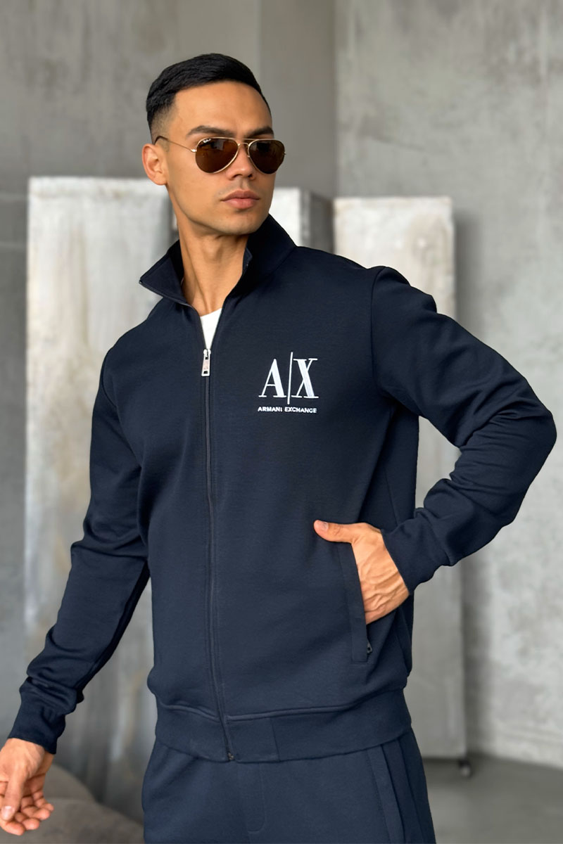 Emporio Armani EA7 Спортивный костюм logo-embroidered - Navy