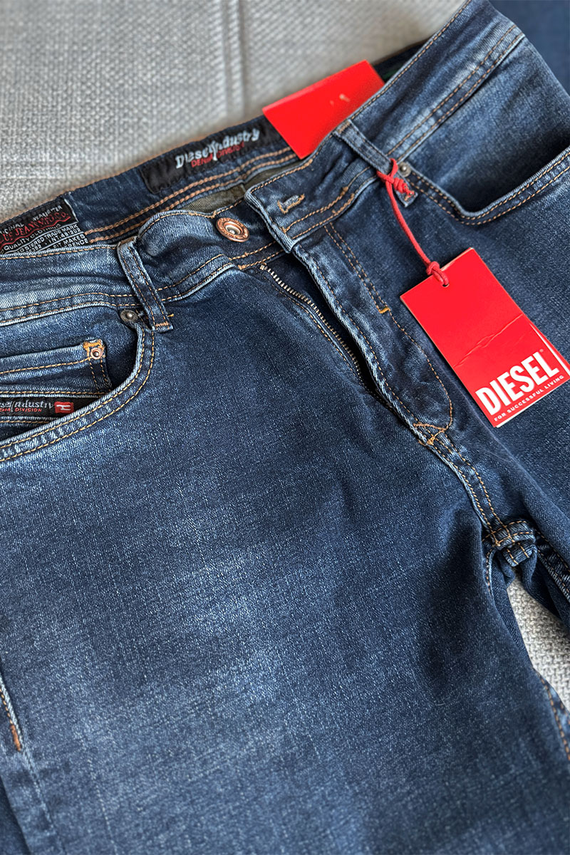 Diesel Мужские синие джинсы 