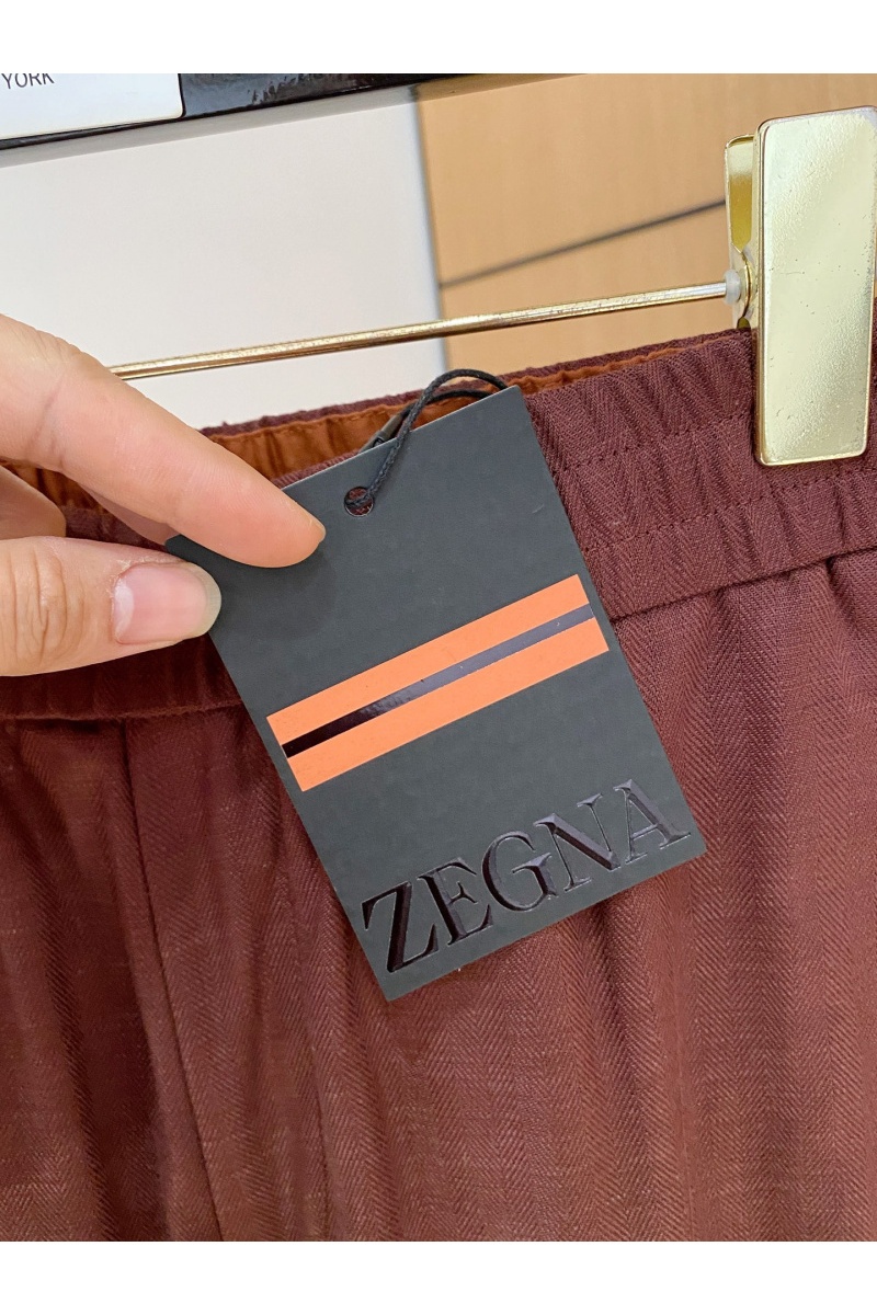 Zegna Шорты бордового цвета premium