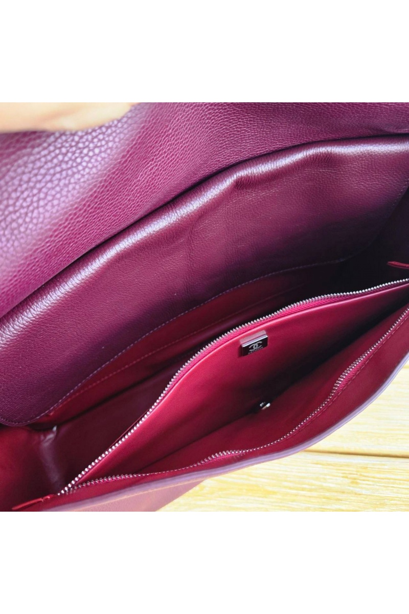 Chаnеl Кожаная сумка Maxi Flap 38x23 см
