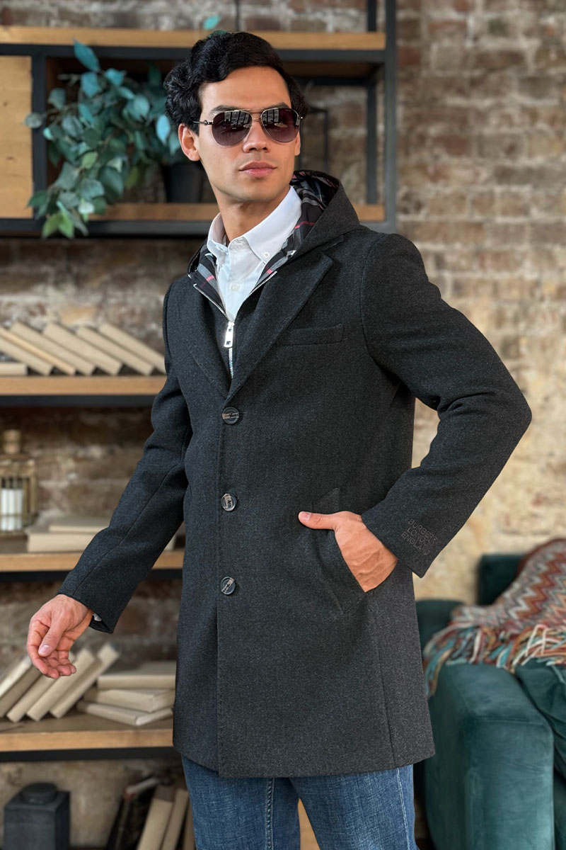 Burberry Мужское пальто London England - Grey