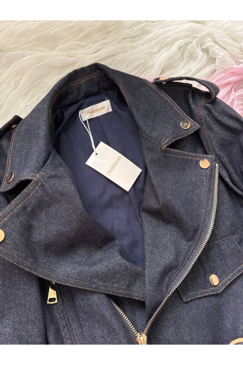 Zimmermann Женский джинсовый костюм двойка Zimmermann