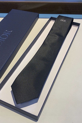 Галстук logo-embroidered premium - Black