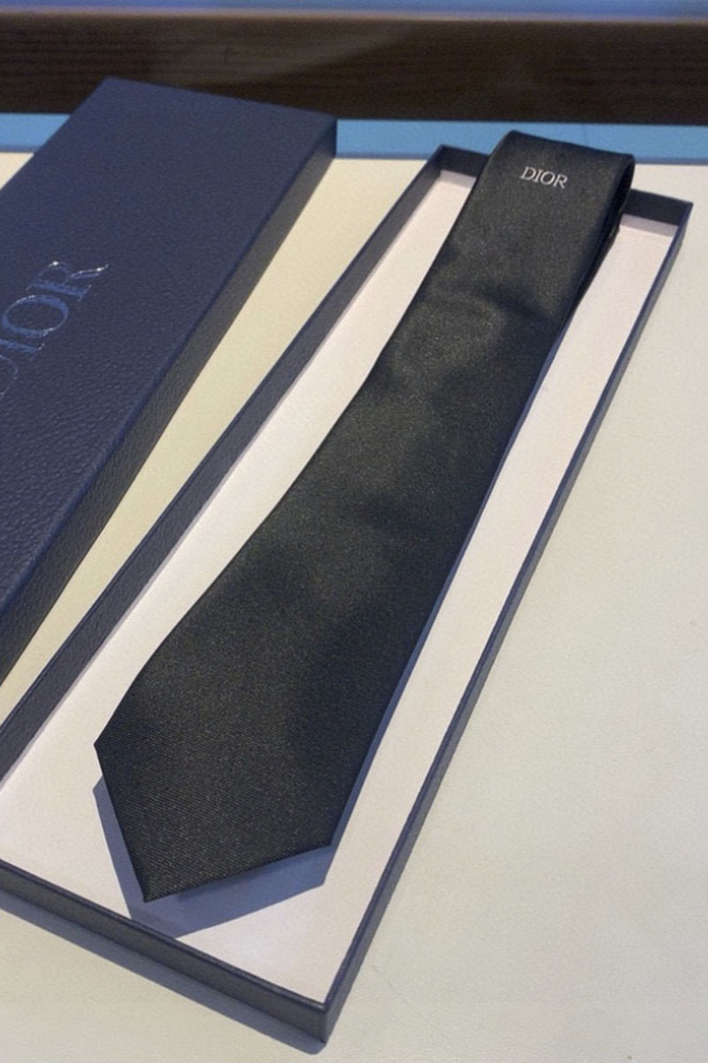 Dior Галстук logo-embroidered premium - Black
