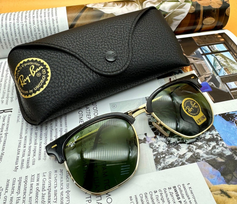 Ray Ban Солнцезащитные очки New Clubmaster - Green