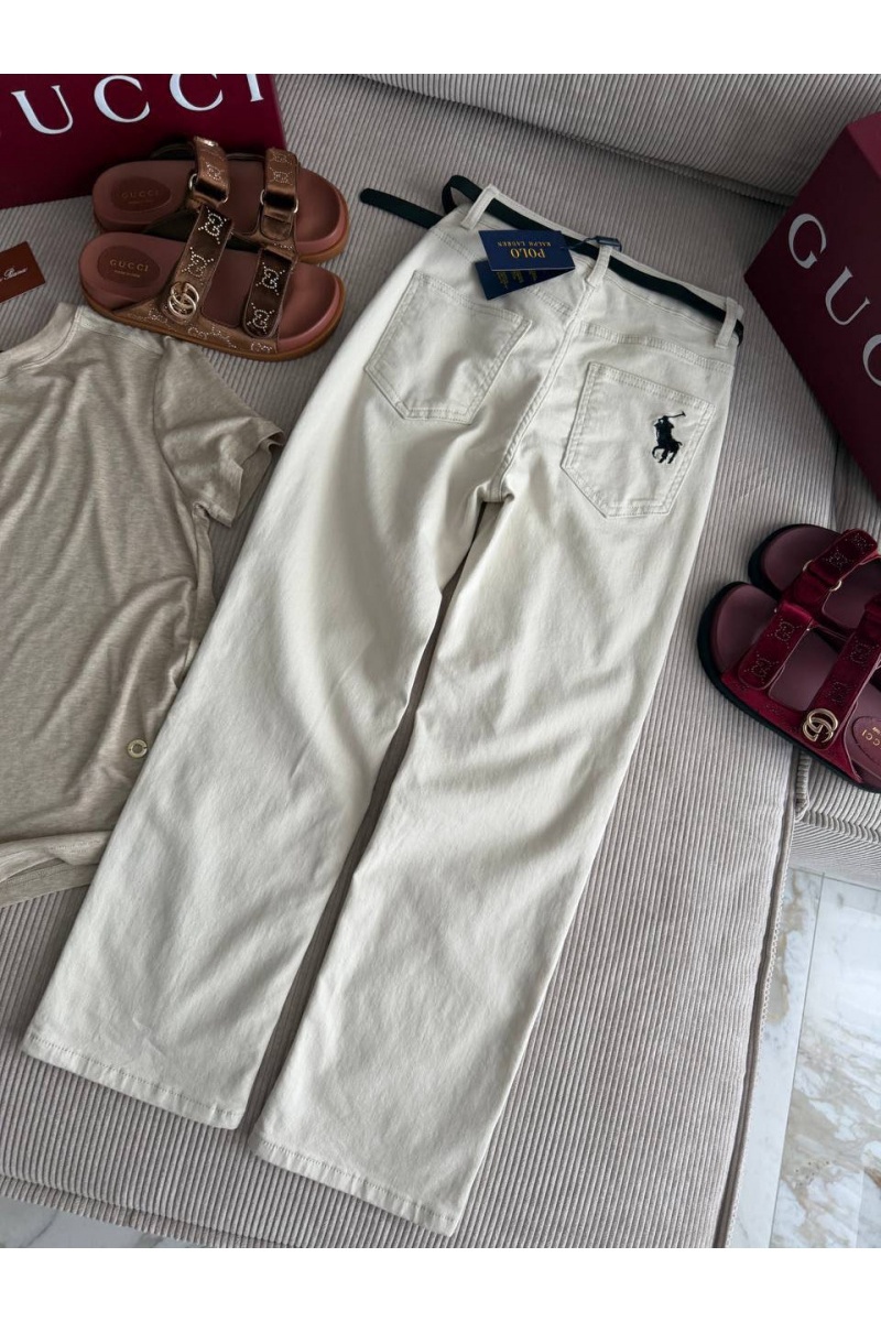 Polo Ralph Lauren Женские белые джинсы premium