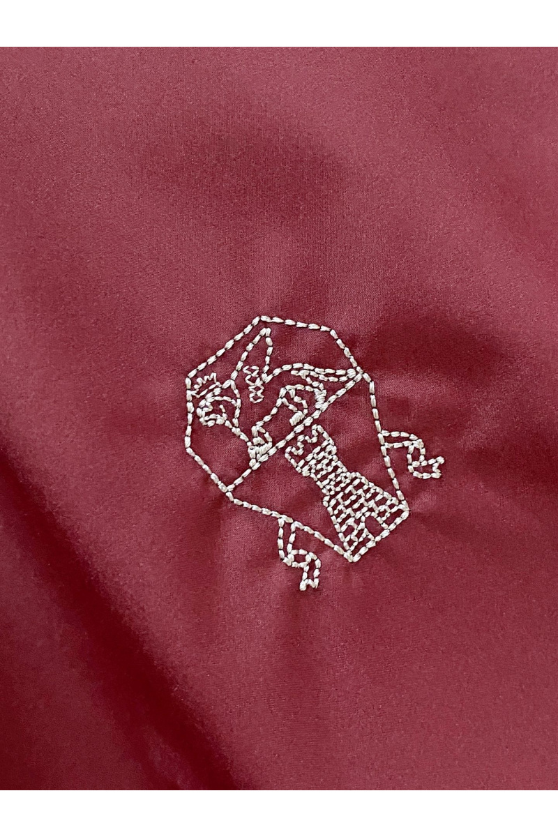 Designer Мужская ветровка бордового цвета