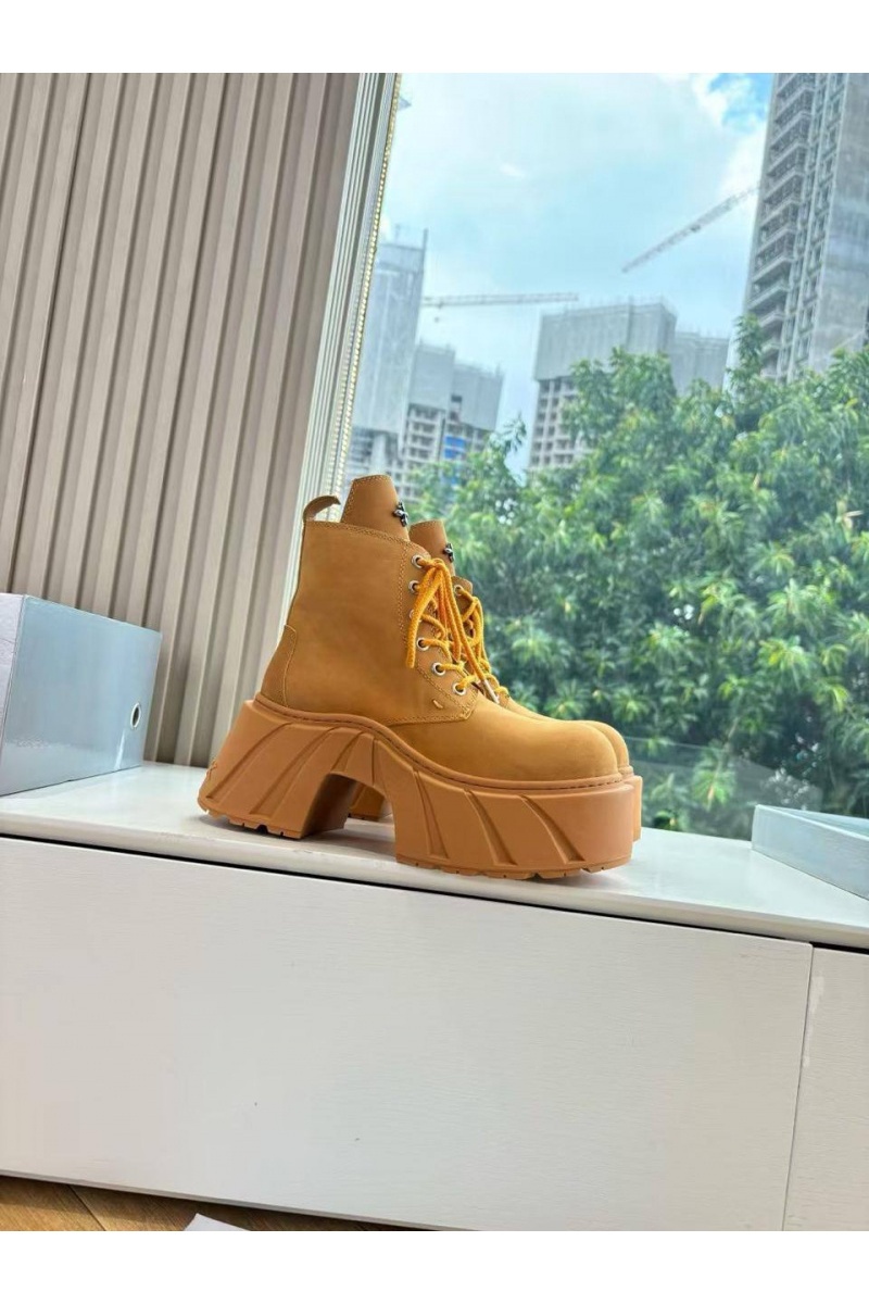 Designer Clothing Женские замшевые ботинки на платформе SMFK premium