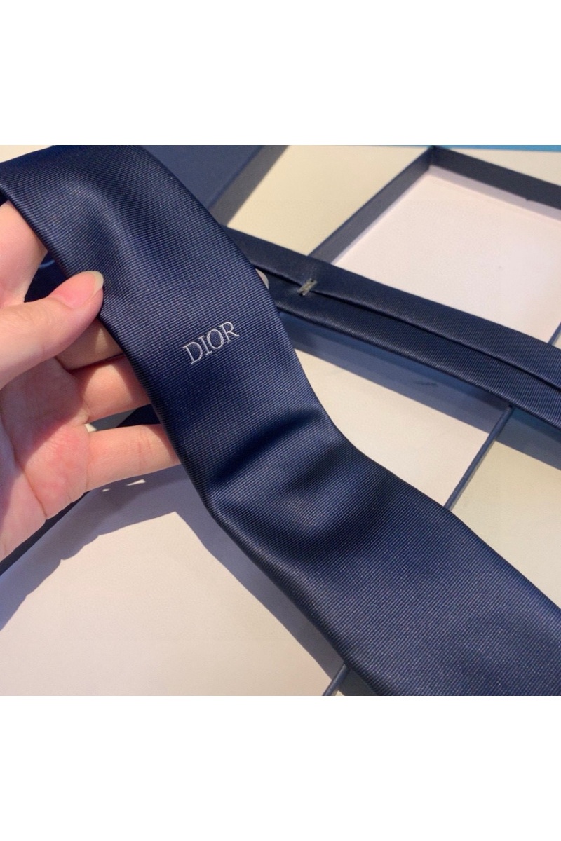 Dior Галстук logo-embroidered premium - Navy