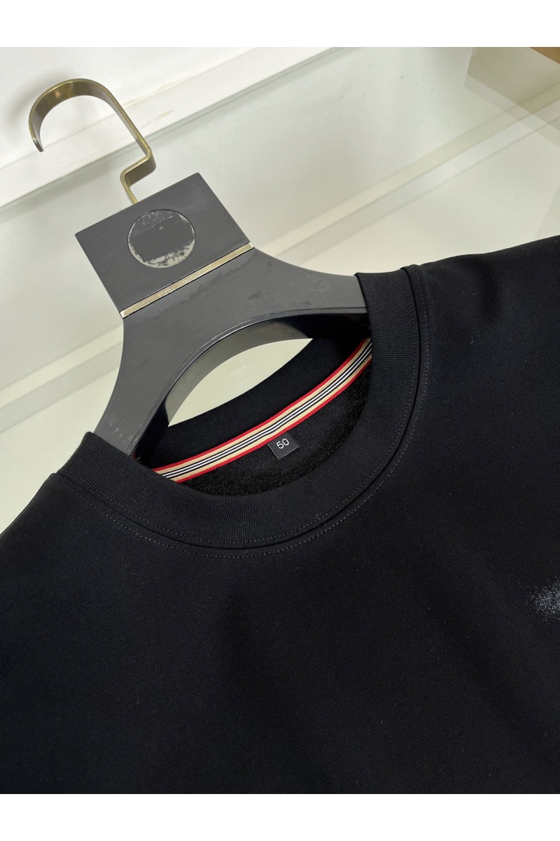 Burberry Мужская чёрная футболка premium