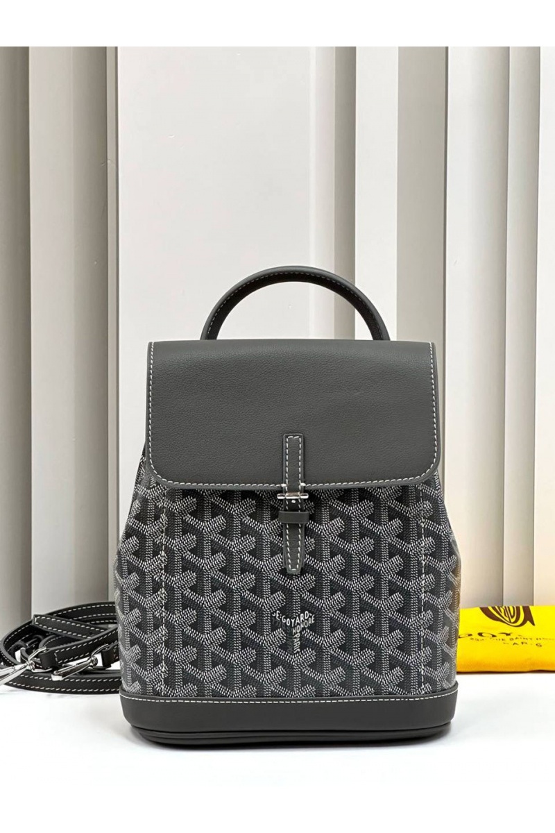 Designer Clothing Женский рюкзак Goyard Alpin Mini Premium 23x19x9.5 см - Grey
