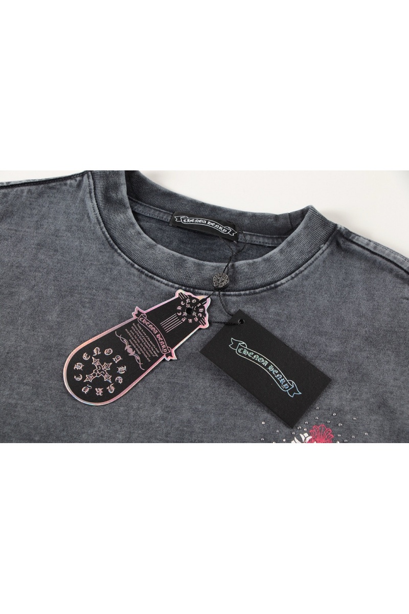 Designer Clothing Серая оверсайз футболка Gothic logo 