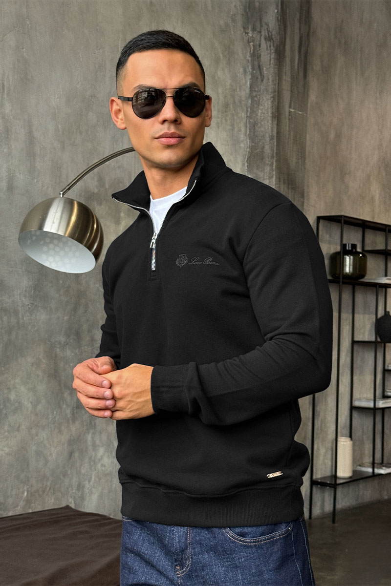 Loro Piana Кофта с высоким горлом - Black 