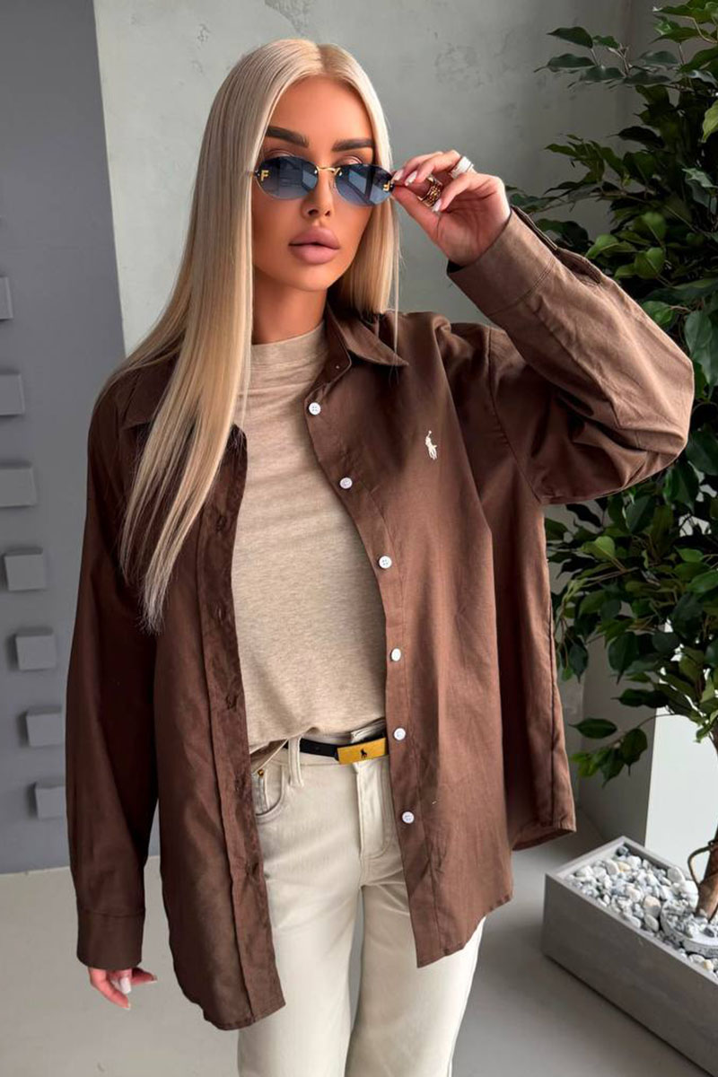 Polo Ralph Lauren Женская льняная рубашка premium