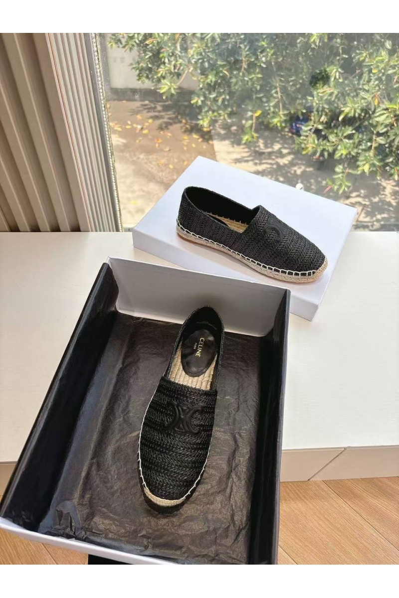 Celine Женские эспадрильи Premium - Black