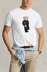 Мужская белая футболка "Bear"