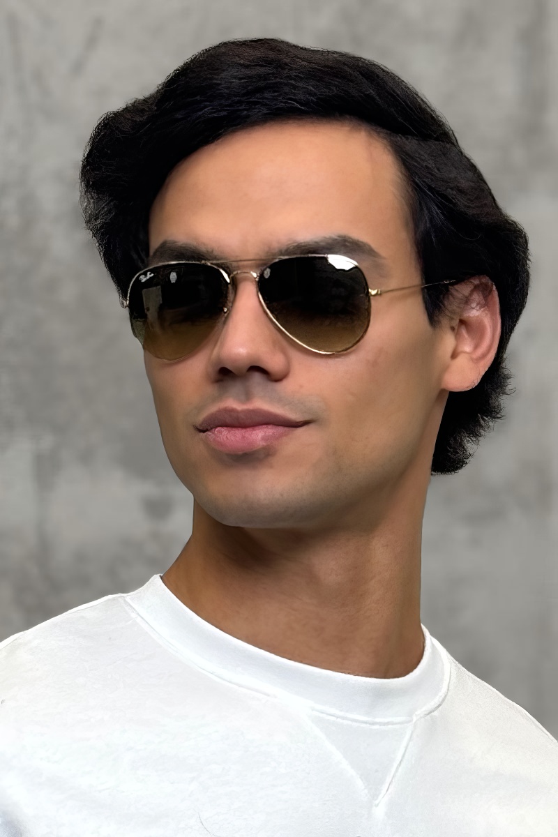 Ray Ban Солнцезащитные очки Aviator Large Metal