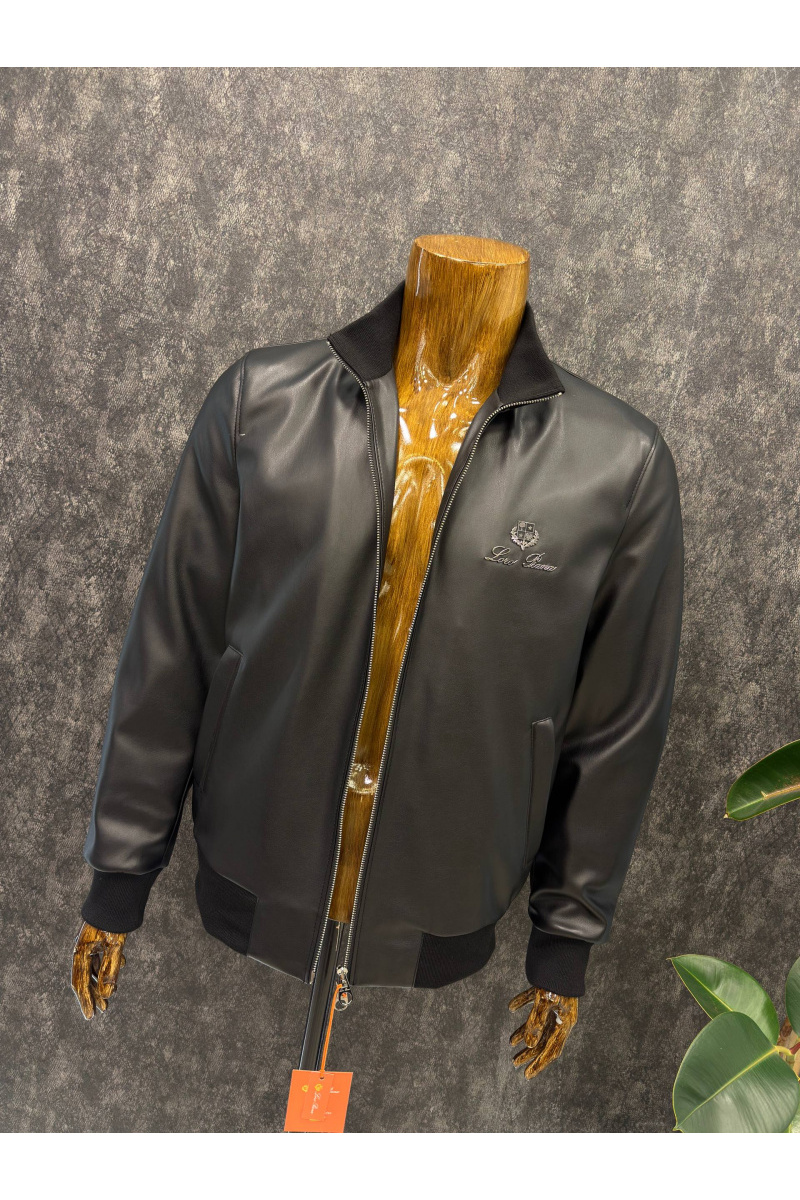 Loro Piana Мужская кожаная куртка 