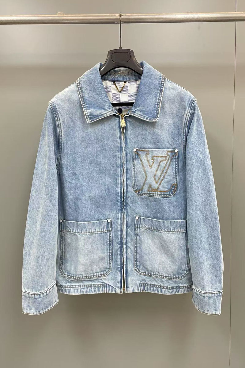 Lоuis Vuittоn Джинсовая куртка Premium - Washed Indigo