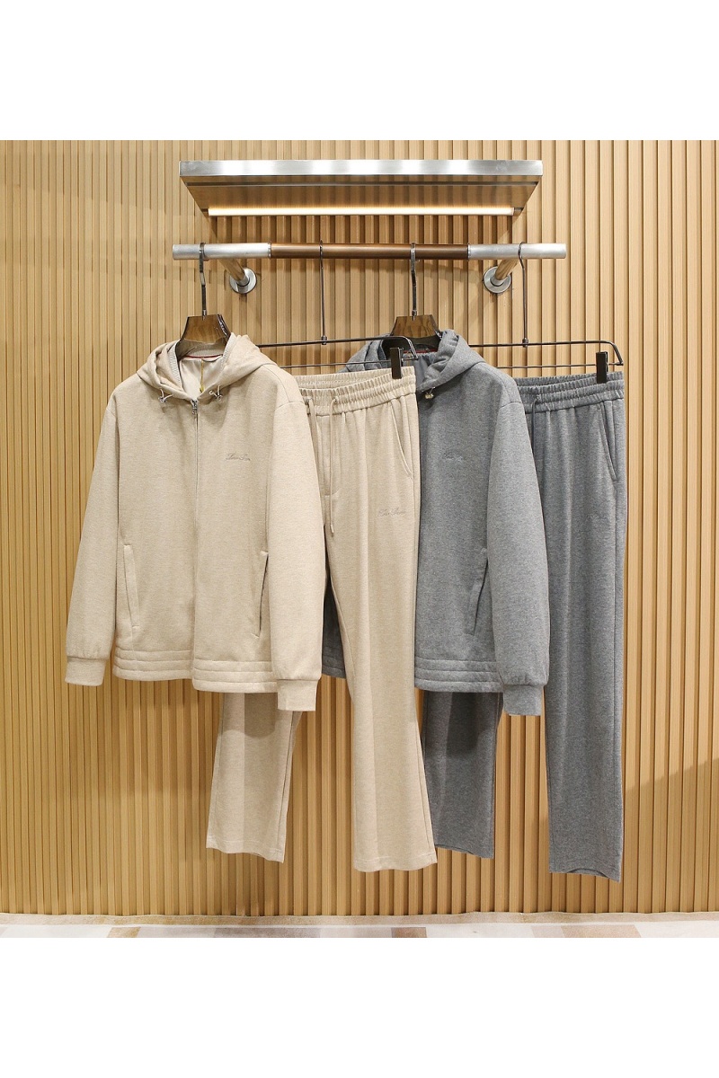 Loro Piana Серые штаны premium
