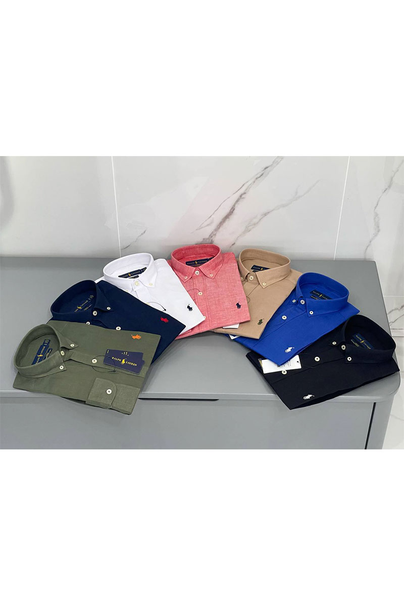 Polo Ralph Lauren Красная рубашка logo-embroidered