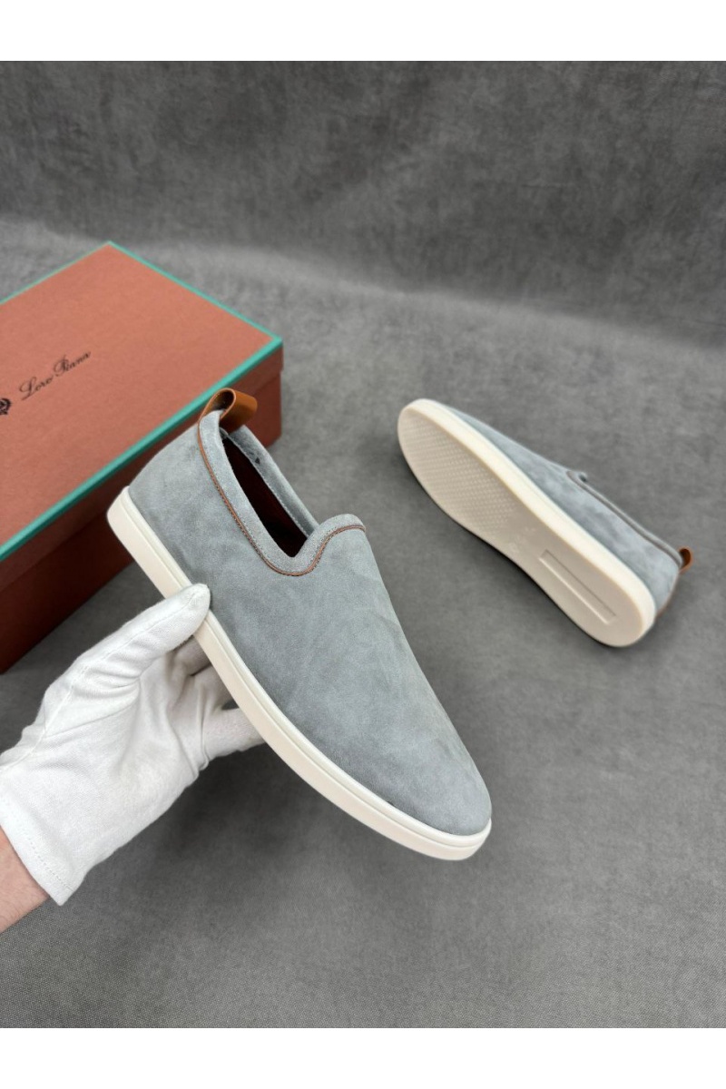 Loro Piana Мужские лоферы Venice Walk - Brisk Blue