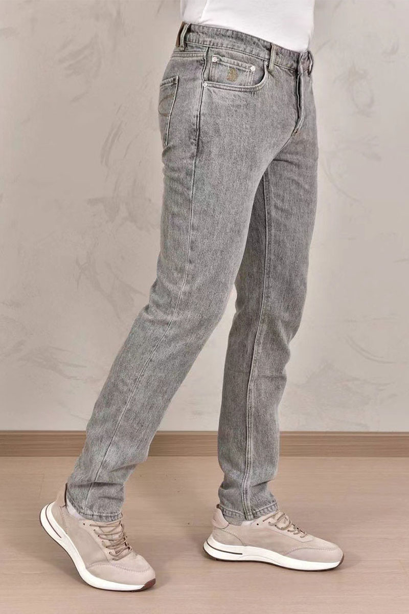 Designer Мужские джинсы Premium Leisure Fit - Light Grey 