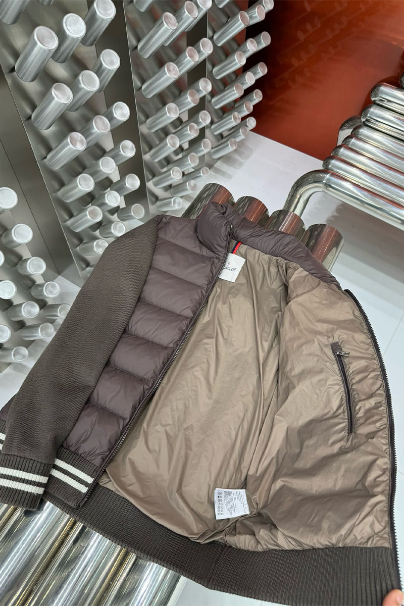 Moncler Куртка logo-applique - Brown