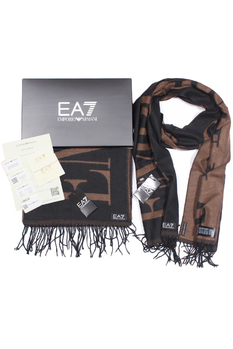 Emporio Armani EA7 Брендовый шарф с логотипом 185x35 см