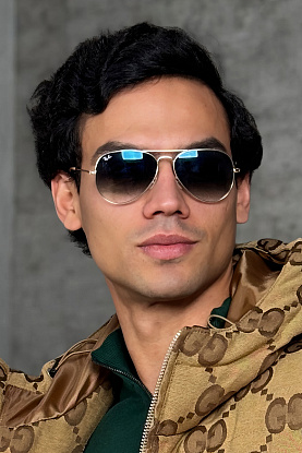 Солнцезащитные очки  Aviator Large Metal - Matte Frame