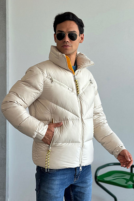 Мужской бежевый пуховик Katmai 