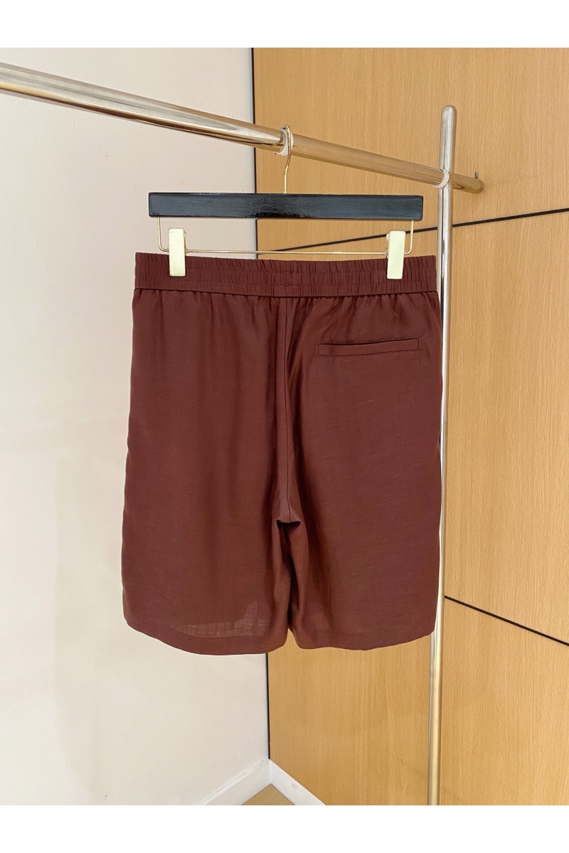 Zegna Шорты бордового цвета premium