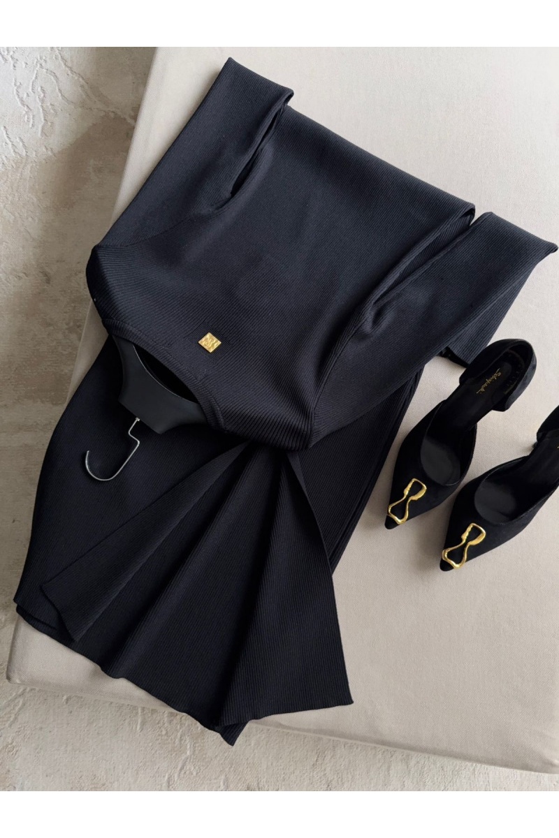 Schiaparelli Женское чёрное платье 