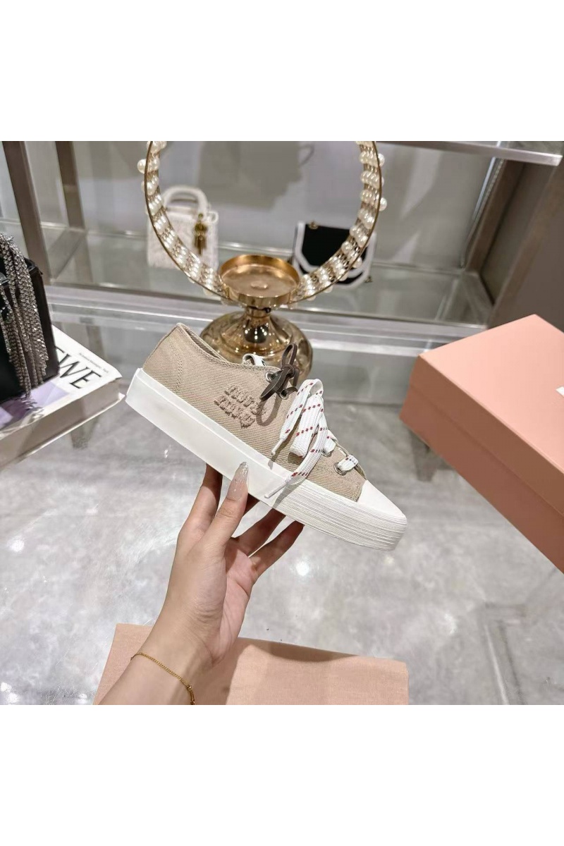 MIU MIU Женские кроссовки premium