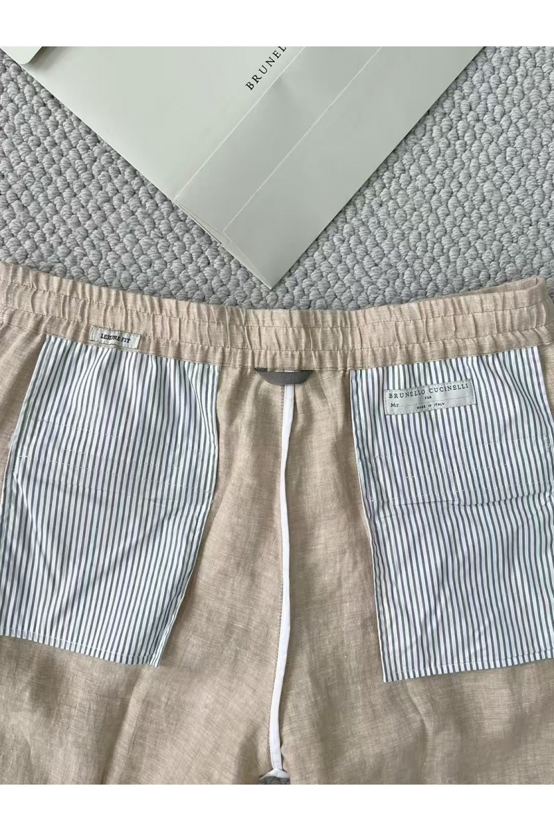 Designer Льняные брюки Premium - Beige