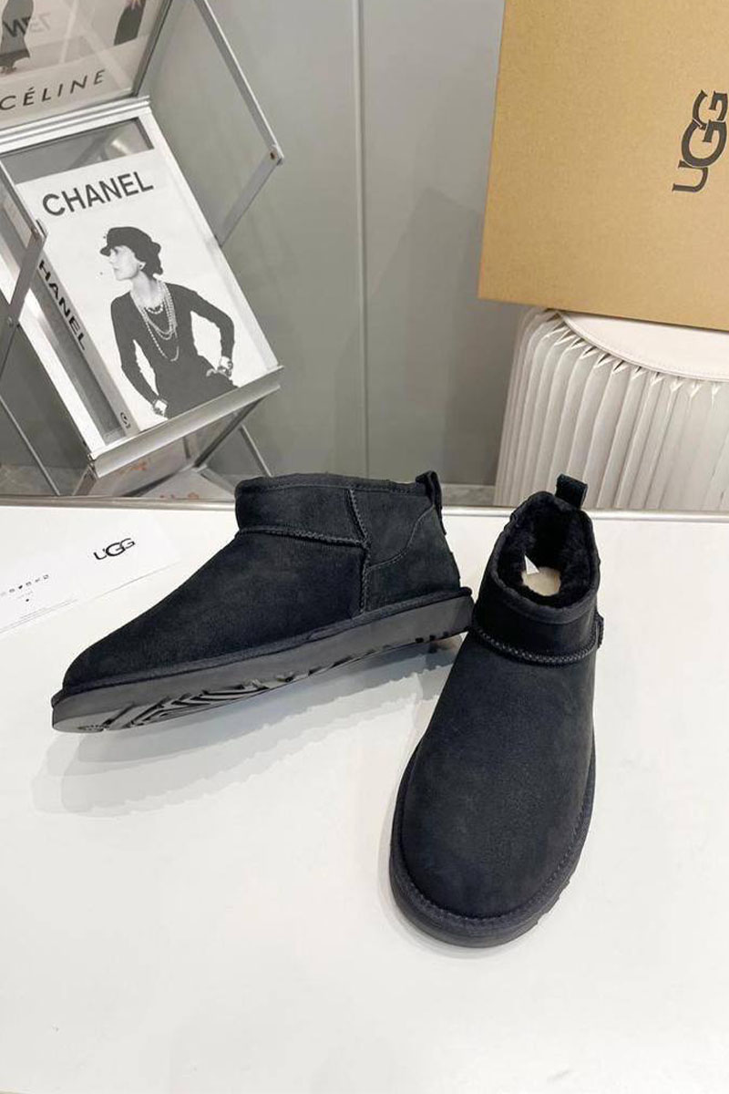 UGG Мужские чёрные ботинки 