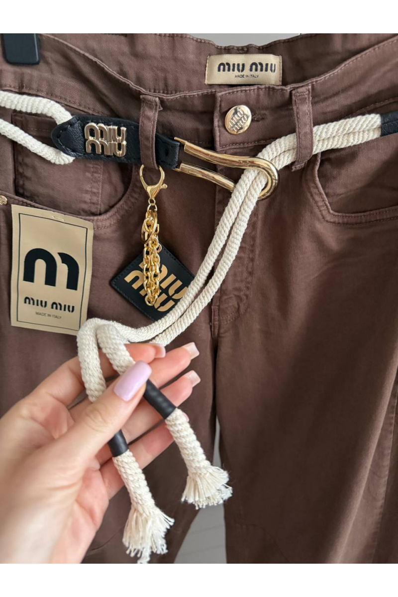 MIU MIU Женские джинсы premium