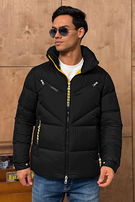 Мужской чёрный пуховик Katmai