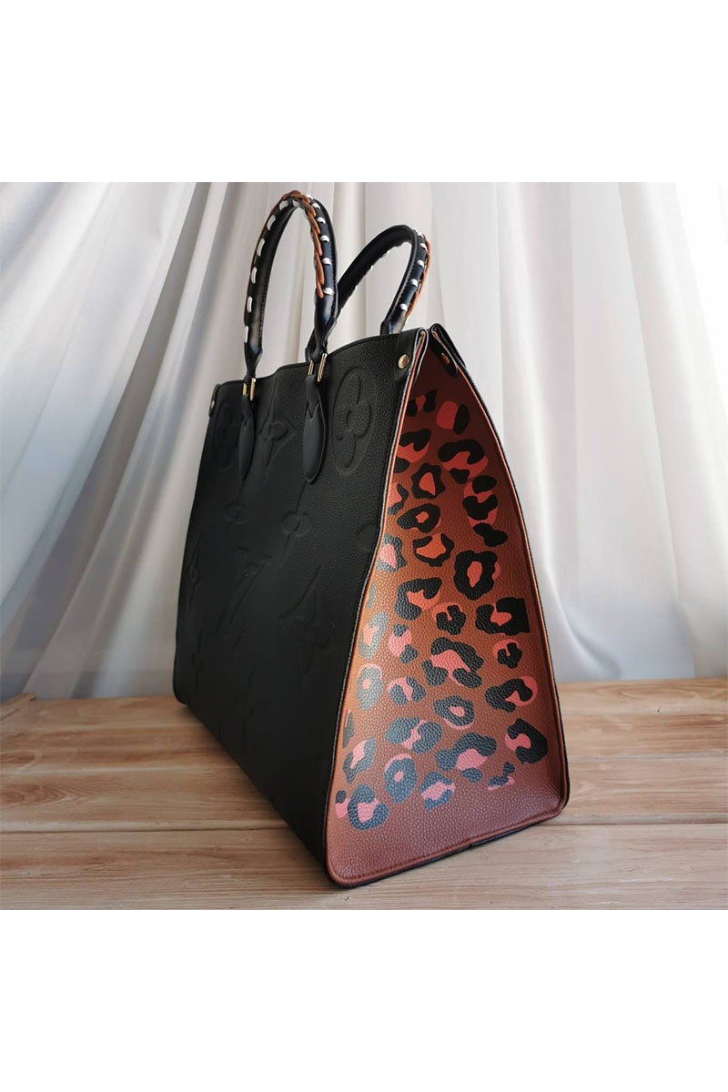 Lоuis Vuittоn Кожаная брендовая сумка Onthego 40x33 см