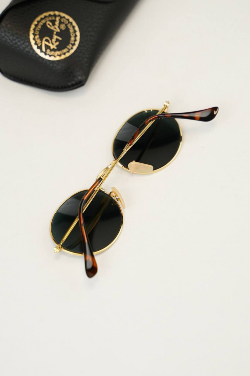 Ray Ban Солнцезащитные очки Oval Metal - Black