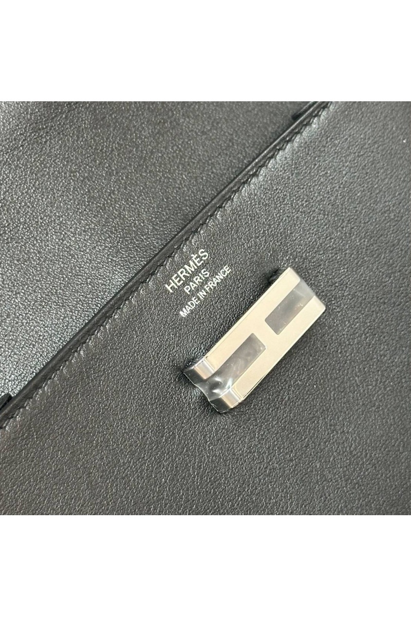 Hermes Кожаный ремень Elan Pocket 24x12 см - Black / Silver