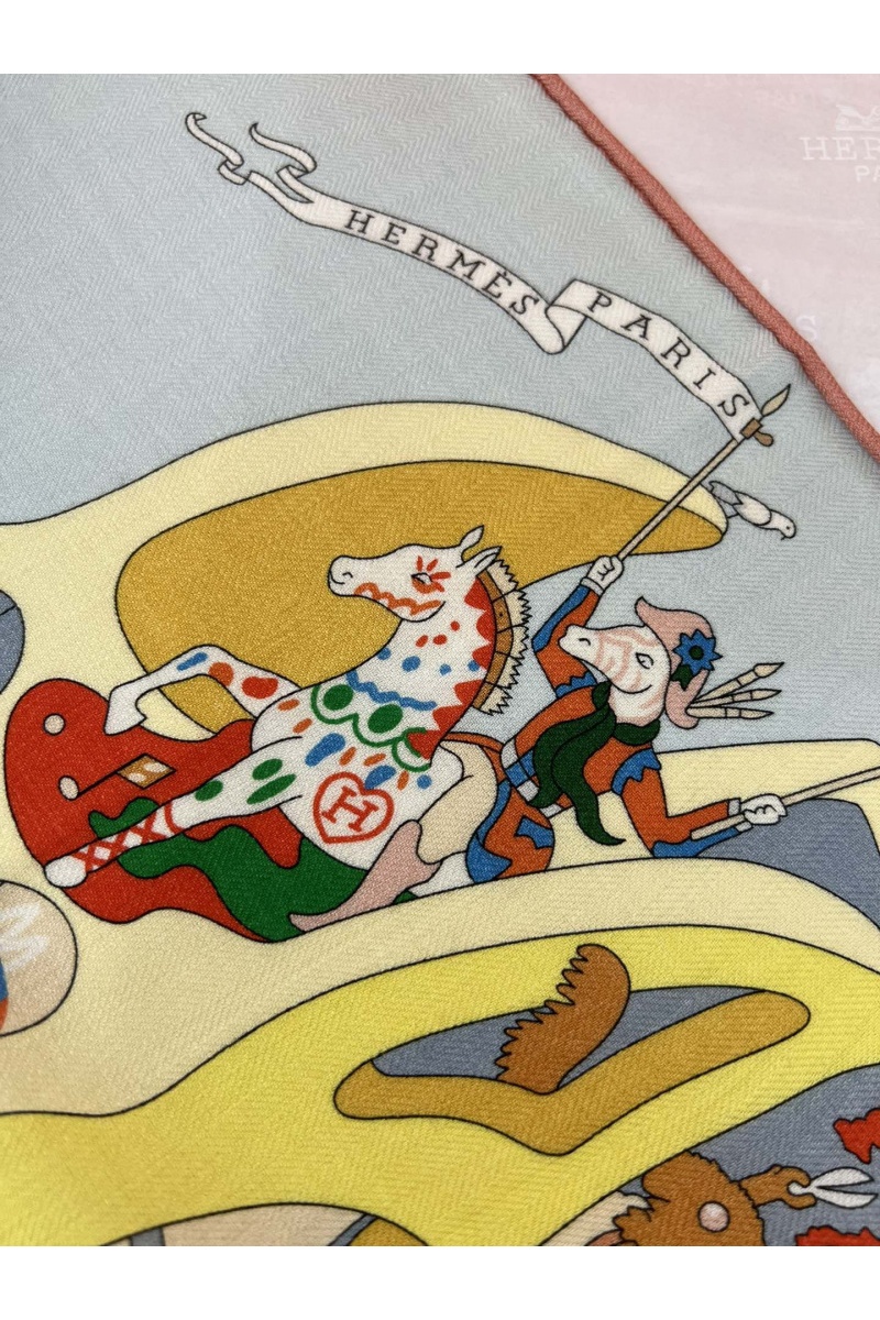 Hermes Платок Academia Hippica premium 140x140 см