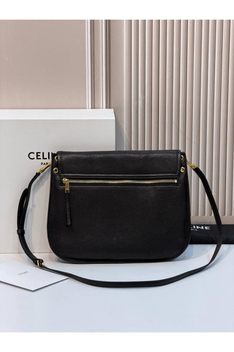 Celine Кожаная сумка Soft Triomphe Besace premium 34x25x13 см