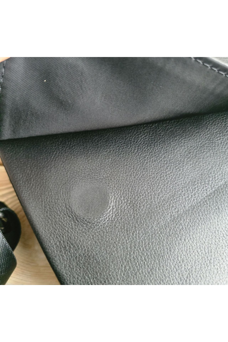 Montblanc Кожаная сумка - Black 26x22 см