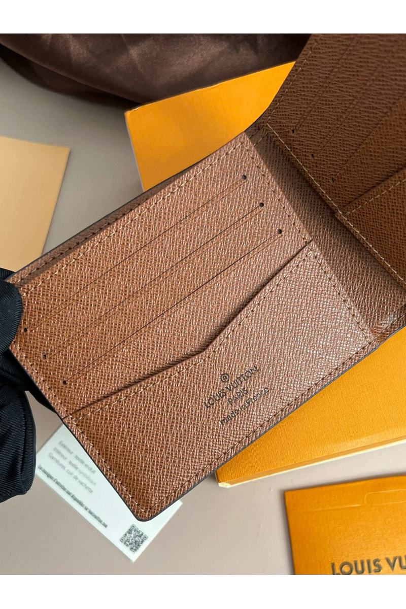 Lоuis Vuittоn Кожаный кошелёк Slender Premium 11x8.5x1 см