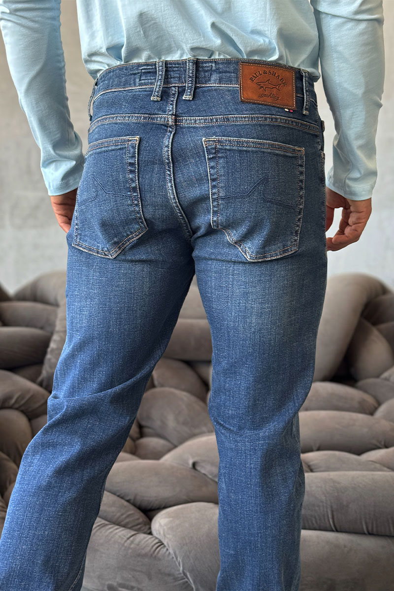 Paul & Shark Мужские синие джинсы regular fit