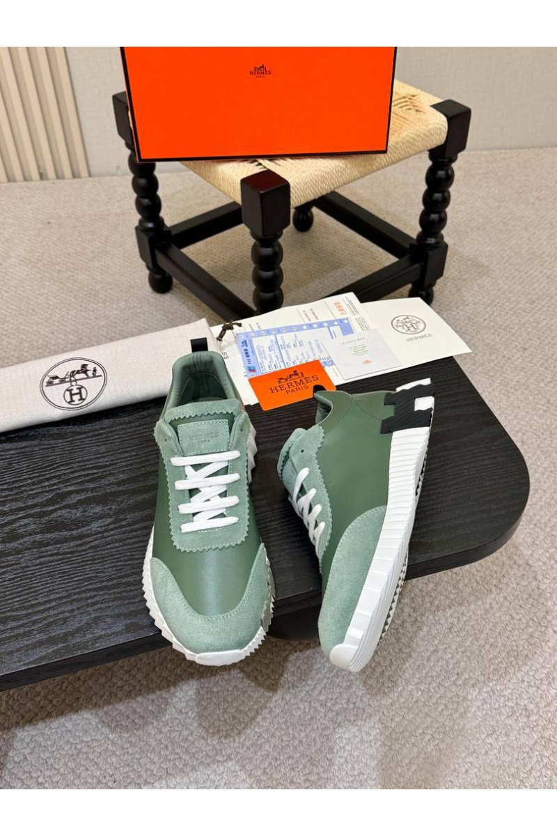 Hermes Мужские кроссовки Bouncing - Green