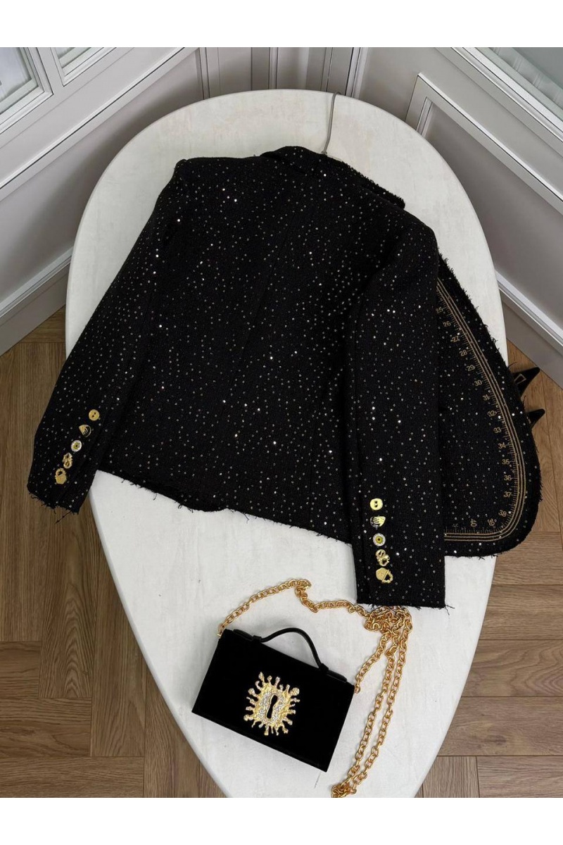 Schiaparelli Женский пиджак в пайетках  premium